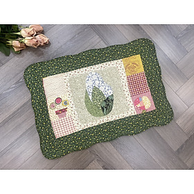 Mua Thảm chùi chân - lá xanh - viền xanh lá - TCC54701