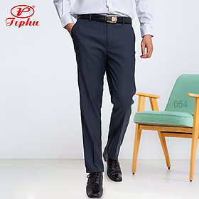 Hình ảnh Quần tây nam ống đứng màu xám, thời trang công sở form Regular căn bản, không ly, size 28-40, big size tới 105kg, hiệu Amazing