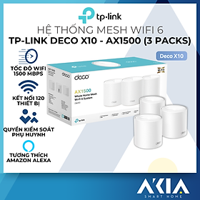Mua Bộ Phát Wifi Mesh TP-Link Deco X10 Chuẩn Wifi 6 AX 1500Mbps - HÀNG CHÍNH HÃNG