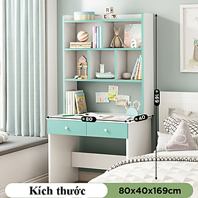 Mua Bàn học cho bé kèm giá sách màu sắc dễ thương  bàn lắp ghép thiết kế độc đáo nhiều ngăn lưu trữ sách vở đồ dung học tập