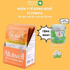 Altawell khăn lau gừng nghệ phục hồi sức khỏe