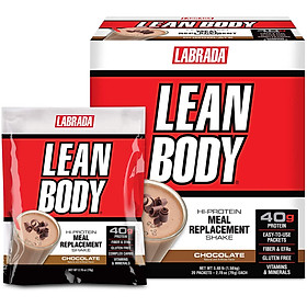 Bữa ăn thay thế thông minh Labrada LeanBody - Hỗ trợ tăng cơ giảm mỡ, nhanh chóng, tiện lợi, đầy đủ chất dinh dưỡng (Gói)