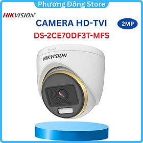 Mua Camera analog TVI colorVu Hikvision DS-2CE70DF3T-MFS 2MP  tích hợp mic thu âm  có màu ban đêm - Hàng chính hãng
