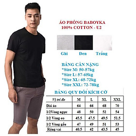 Áo Phông Nam Chất COTTON 100% Kiểu Cách Đơn Giản, Thấm Hút Mồ Hôi Cực Tốt