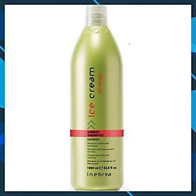 Dầu gội ngăn ngừa rụng kích thích mọc tóc Inebrya Ice-Cream Energy (Liquiriza) shampoo 1000ml