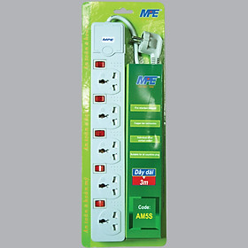 Mua Ổ cắm nối dài MPE - 3 Mét - 2500W - AM5S