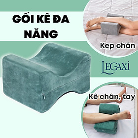 Gối Kẹp Chân, Kê Tay, Gác Chân Khi Ngủ Công Thái Học Cao Su Non Giảm Đau Đầu Gối, Đau Thần Kinh Tọa Mẹ Bầu Legaxi