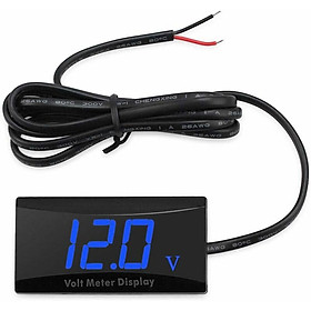12v xe vôn kế Voltmeter Voltmeter Digital LED chống thấm Voltmeter Voltmeter Voltmeter