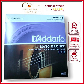 Mua Dây đàn guitar acoustic D Addario EJ13 thích hợp sinh viên  du ca đường phố