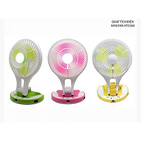Mua Quạt Sạc 5580 Siêu MÁt Có Đèn Led