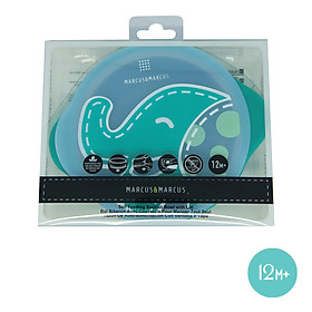 Bát tập ăn silicon có nắp và đế hút chân không chống đổ cho bé Marcus & Marcus, từ 12 tháng - Ollie