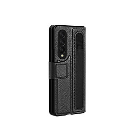 Bao Da dành cho Samsung Galaxy Z Fold 4 hiệu Nillkin Aoge Leather Cao Cấp - Hàng nhập khẩu