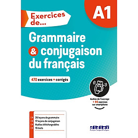 Download sách Exercices De Grammaire Et Conjugaison A1 - Livre