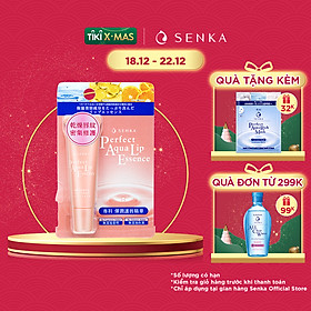 Mặt nạ ngủ dưỡng môi cấp ẩm giảm nhăn dạng tinh chất Senka Perfect Aqua Essence 10g