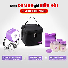 Hút Sữa Di Chuyển Mama s Choice, Combo Thiết Kế Nhỏ Gọn