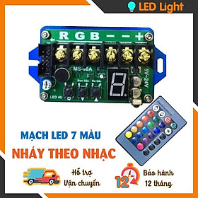 Mua MẠCH LED 7 MÀU NHÁY THEO NHẠC RGB - 90A
