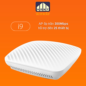 Mua Bộ phát sóng wifi ốp trần tốc độ cao chuẩn 300 Mbps Wireless Router I9 v2.0 Tenda hàng chính hãng