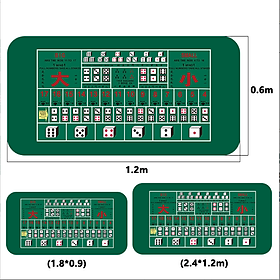 Hình ảnh Thảm chơi bài các loại chống trơn trượt dễ vệ sinh (0.6 x 1.2m) - tặng túi đựng chống nước