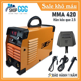 Mua Máy hàn điện tử  máy hàn mini GGG420  máy hàn que 2 5 -Bộ phụ kiện đầy đủ dây hàn + dây mát+ kèm kẹp  mo hàn