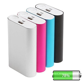 Mua Hót 2020 Bộ Hộp Sạc Dự Phòng 3 Pin 18650 5v 2a Bằng Nhôm Cho Điện Thoại Di Động