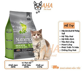 Thức Ăn Hạt Cho Mèo Anh Lông Ngắn Nutrience Subzero Bao 2,27kg - 4 Loại Thịt Cá, Rau Củ Quả, Trái Cây
