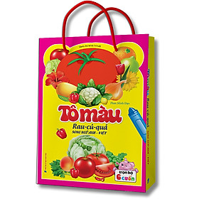 Sách Túi Tô màu rau-củ-quả song ngữ Anh-Việt (6 quyển)