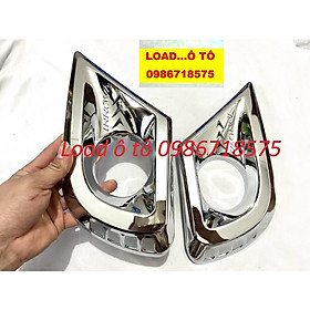 Ốp Viền Đèn Gầm Xe Toyota Innova 2015-2016 Mẫu Nhựa ABS Mạ Crom Sáng Bóng