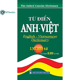 Sách Từ Điển Anh – Việt 130.000 Từ (Khổ 10x17cm)