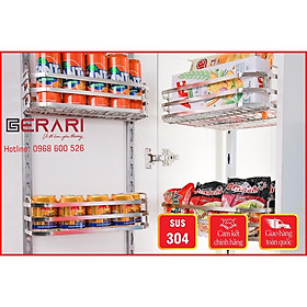 Mua Tủ đồ khô bằng inox 2 tầng  cánh mở chất liệu inox 304 mã DK7.245/DK7.260 thương hiệu Gerar