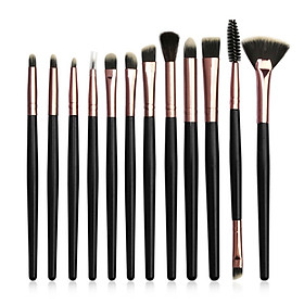 12PCS Makeup Brushes Makeup Brush Set With Professional Eyeshadow Brush Eyebrow Concealer Brush Kit Easy to Use