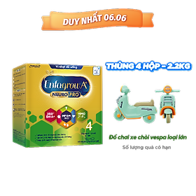 Sữa bột Enfagrow A+ NeuroPro 4 với 2’-FL HMO cho trẻ từ 2 – 6 tuổi – 2.2kg