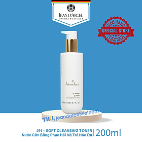 J91 Nước cân bằng phục hồi và trẻ hóa da - Soft Cleansing Toner 200ml - Jean d'Arcel