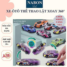 Hình ảnh Set Đồ Chơi Xe Ôtô Đua Thể Thao Lật Xoay 360 Độ Chạy, Xe Hơi Mini Nắp Lật Siêu Vui Nhộn Cho Bé 