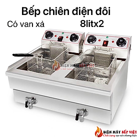 Mua Bếp Chiên Đôi Có Van Xả EH102V 8L+8L  Bếp Chiên Nhúng  Bếp Chiên Điện