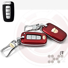 Car Accessories Car Key Case Keychain For Hyundai Azera /Veloster /ix35 /SONATA /ELANTRA /Rohens Top Layer Leather Cover Shell