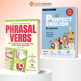 Combo: Phrasal Verbs - 250+ Cụm Động Từ Tiếng Anh Nhất Định Phải Biết + Perfect English Garmmar - Tất Tần Tật Về Ngữ Pháp Tiếng Anh - Gamma