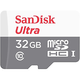 Mua Combo 10 Thẻ nhớ SanDisk Ultra microSDHC  SQUNS 32GB  C10  UHS-1  100MB/s R  3x5  7Y_SDSQUNR-032G-GN3MN - Hàng chính hãng