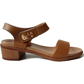 Giày Sandal Cao Gót BIGGBEN Da Bò Thật SDCG44