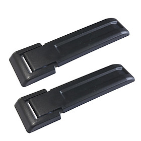 2 Pieces Tailgate Hinge Cover Cap Replaces Parts Easy to Install Black Accessory Tailgate Hinge Covers Trim for