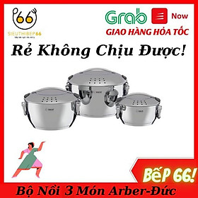 Mua Bộ nồi inox 3 món Arber Phantom size 16-24cm - Hàng Nội Địa Đức  Nồi Đáy Từ  Chảo Chống Dính Dùng Cho Bếp Từ Bếp Điện