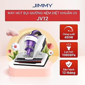 Mua Máy Hút Bụi Giường Nệm JIMMY JV12 Công Suất 400W Lực Hút 10kPa Cốc Đựng Bụi Trong Suốt Quan Sát Dễ Dàng Nhỏ Gọn Hút Sạch Tóc Và Lông Thú Cưng Dễ Dàng - Hàng Chính Hãng - Bảo Hành 12 Tháng