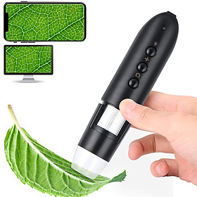 Kính hiển vi USB - Kính hiển vi kỹ thuật số - Độ phóng đại 500 đến 1600X - Zoom Kính hiển vi - Kính hiển vi với 8 đèn LED và Hỗ trợ kim loại - Kính hiển vi với IOS Android Windows, Mac