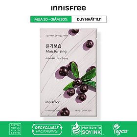 Mặt nạ giấy dưỡng da Hàn Quốc innisfree My Real Squeeze Mask 22ml