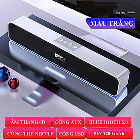 Loa thanh soundbar bluetooth YINDIAO A36 Màu Trắng - Hàng Nhập Khẩu