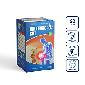 Viên uống Chỉ Thống Cốt hỗ trợ giảm thoái hoá khớp Lọ 60 viên