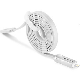 Mua Dây cáp sạc 2 in 1 Micro USB và Lightning hiệu Nillkin Plus III cho điện thoại / ipad / máy tính bảng (Sạc nhanh 2.1A  truyền dữ liệu 480 Mbps  công nghệ SR) - Hàng chính hãng