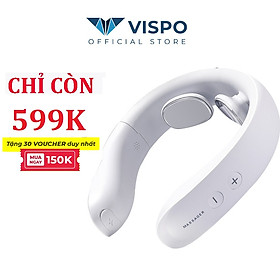 Máy Massage Cổ VISPO VP-CV23 sử dụng công nghệ EMS tiên tiến và nhiệt ấm