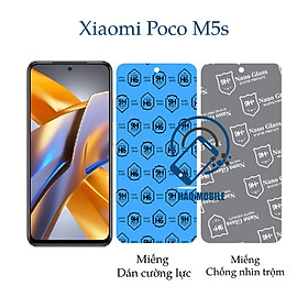Dán cường lực, chống nhìn trộm dẻo nano cho Xiaomi Poco M5s