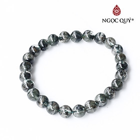 Vòng thạch anh ưu linh rêu xanh mệnh mộc hỏa - Ngọc Qúy Gemstones