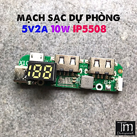 Mua Mạch Sạc Dự Phòng 10W Chip IP5508 Hiển Thị LED Nhỏ Gọn